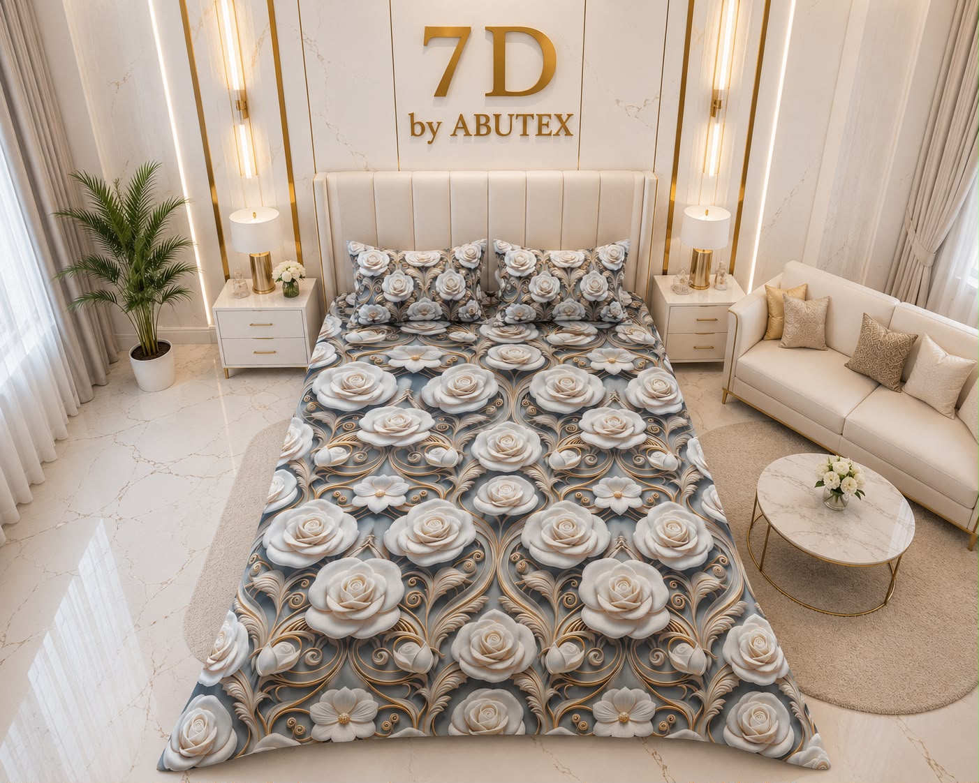 7D Luxury bedsheet