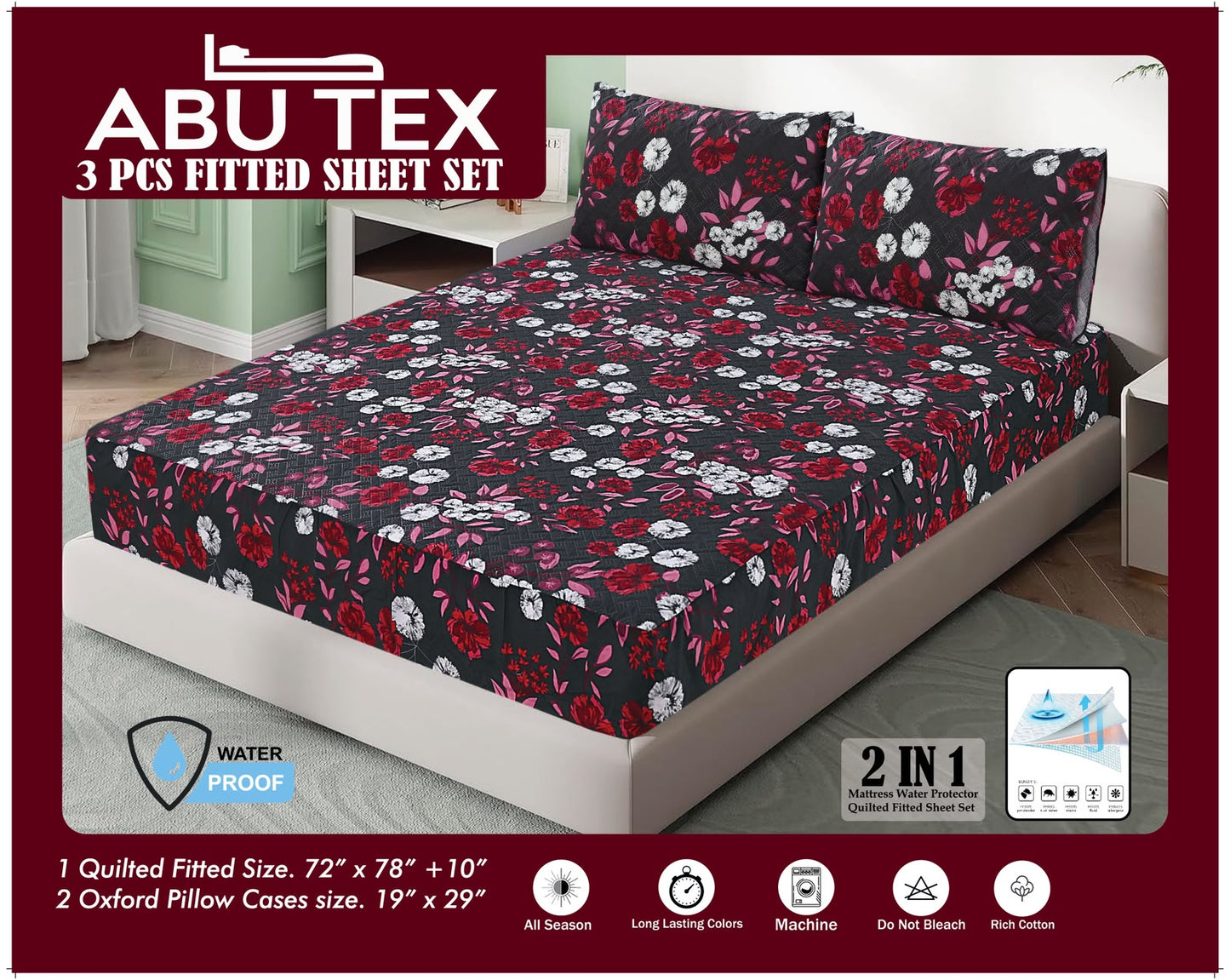 Waterproof+fittedbedsheet