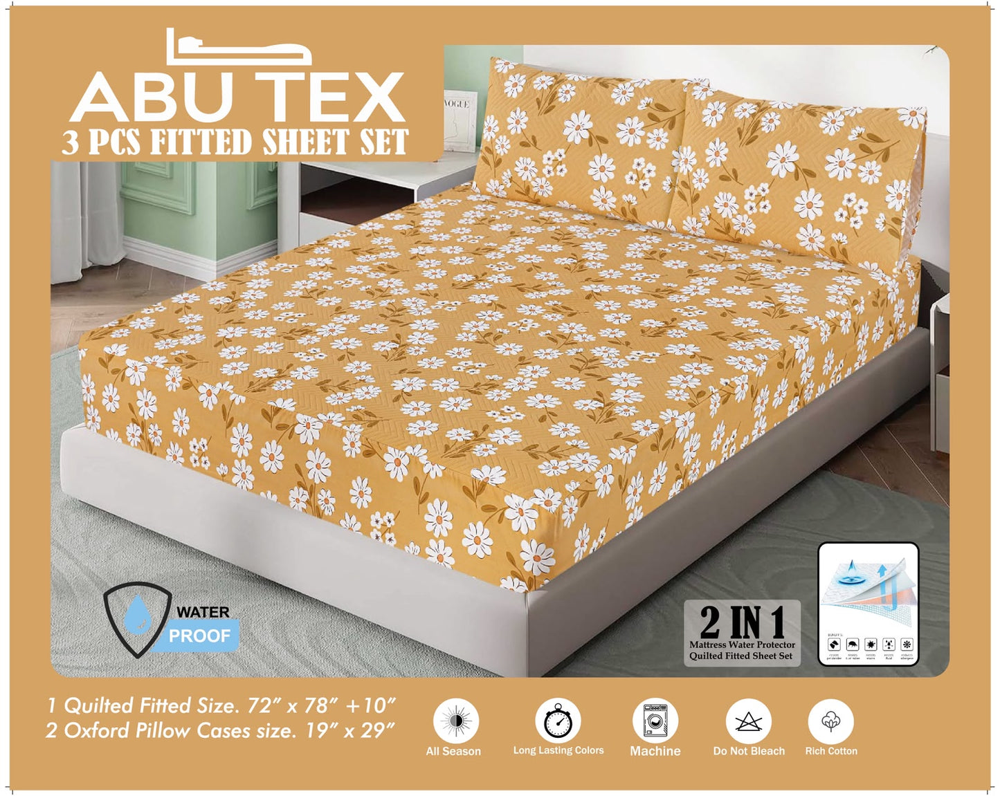 Waterproof+fittedbedsheet