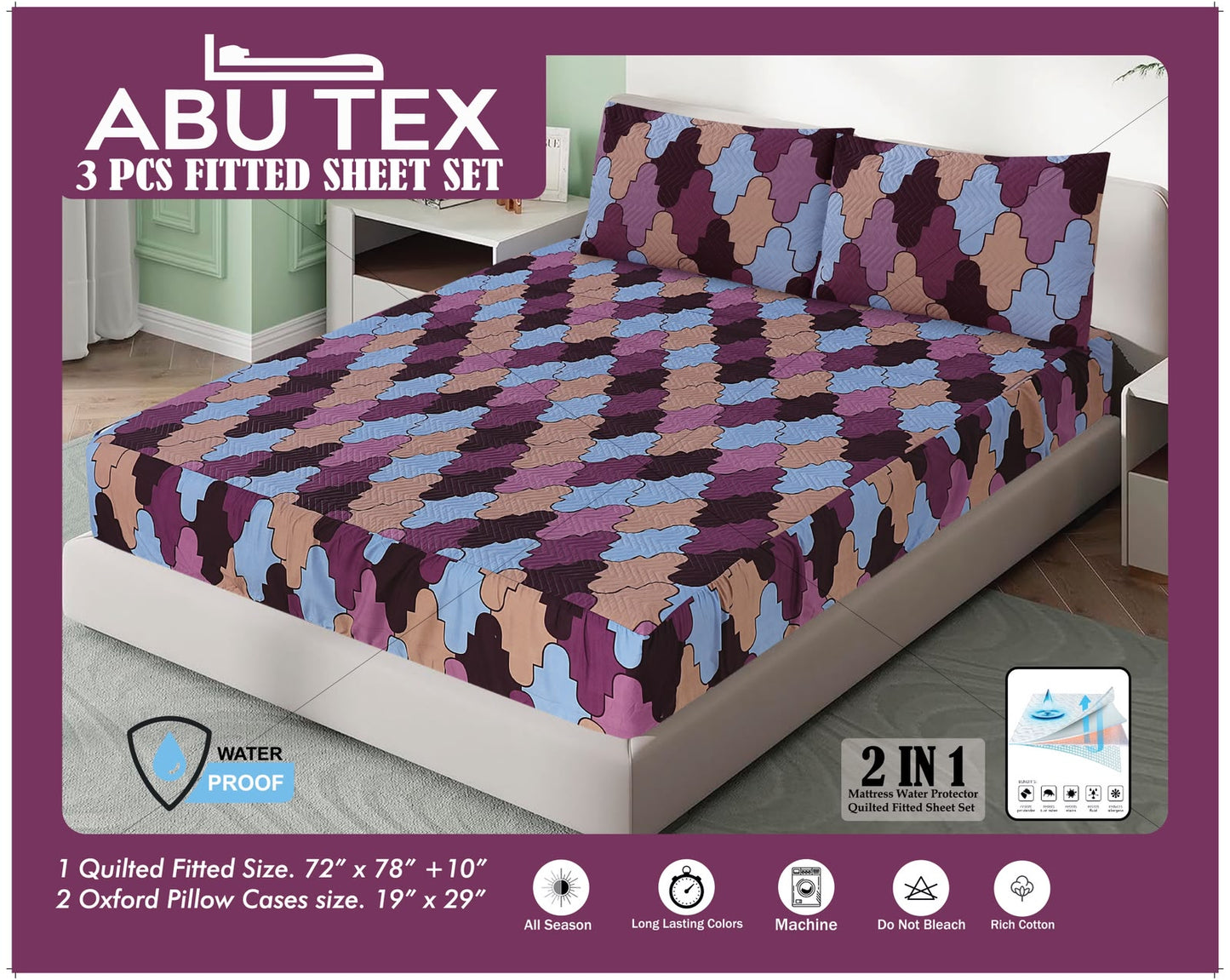Waterproof+fittedbedsheet