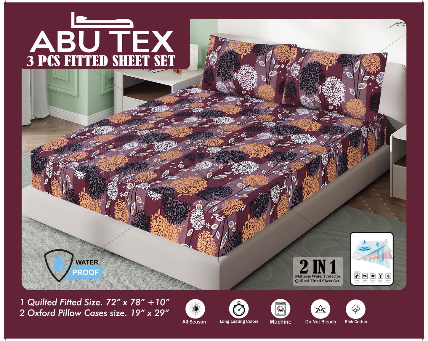 Waterproof+fittedbedsheet