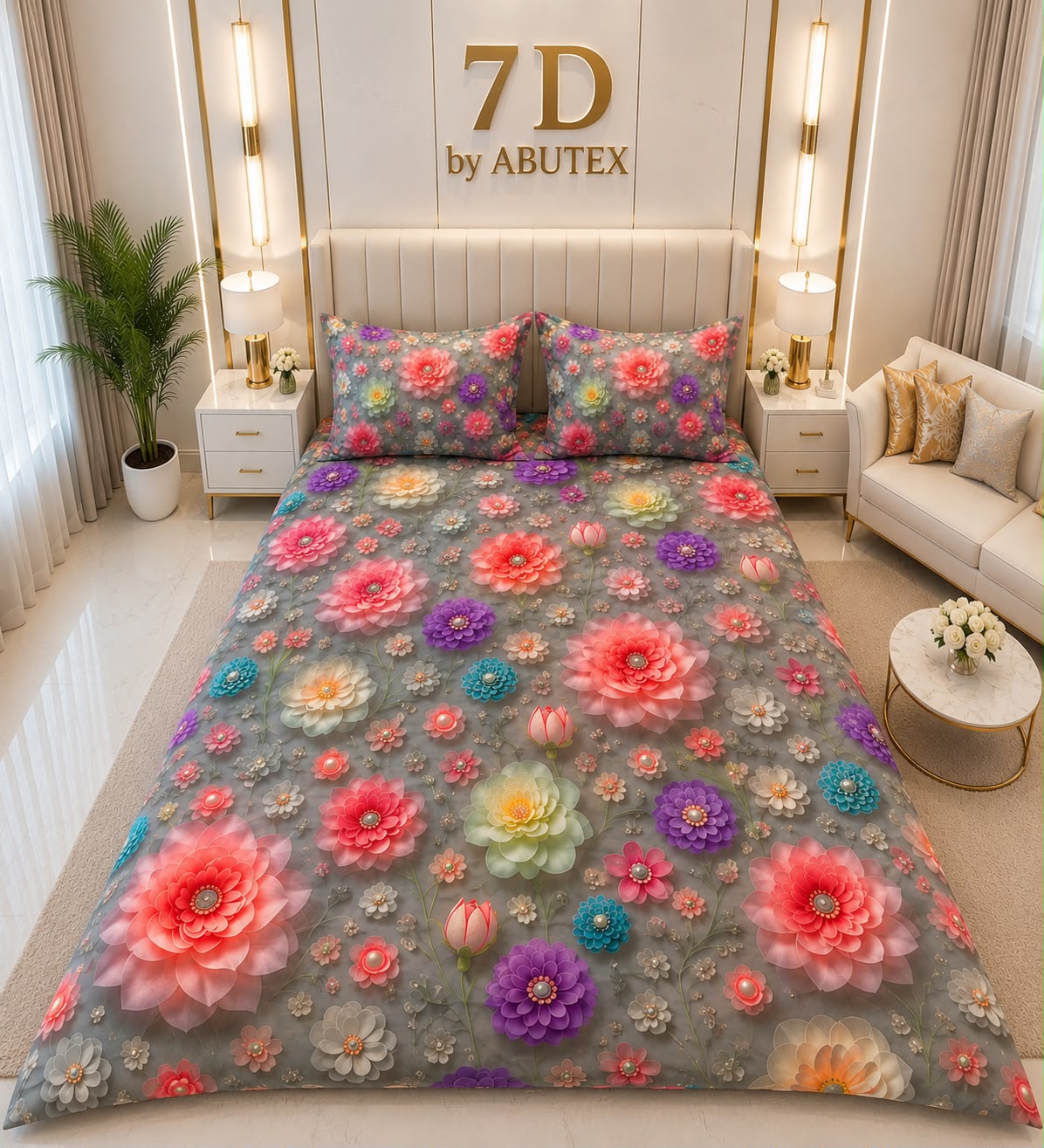 7D Luxury bedsheet