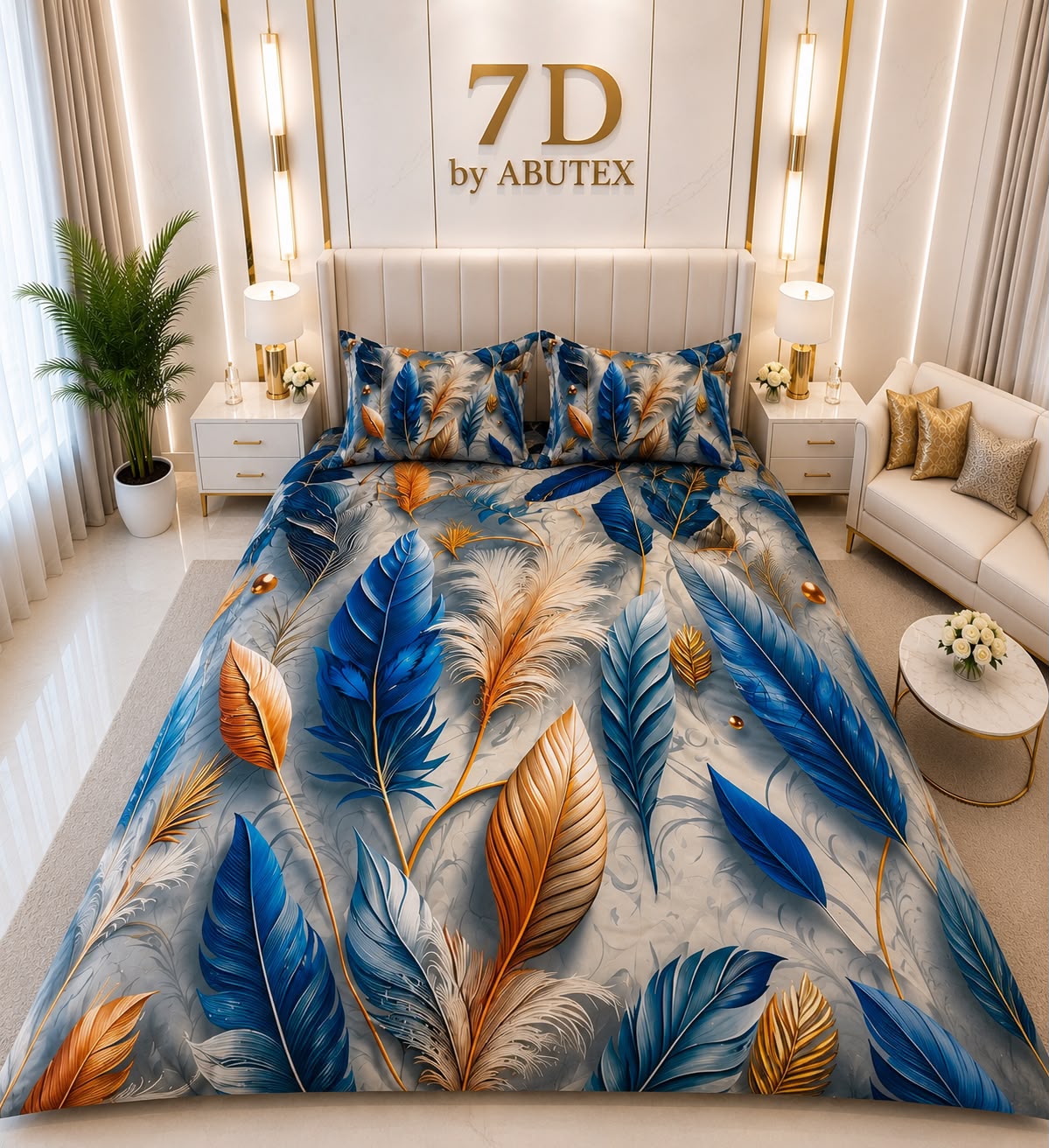 7D Luxury bedsheet
