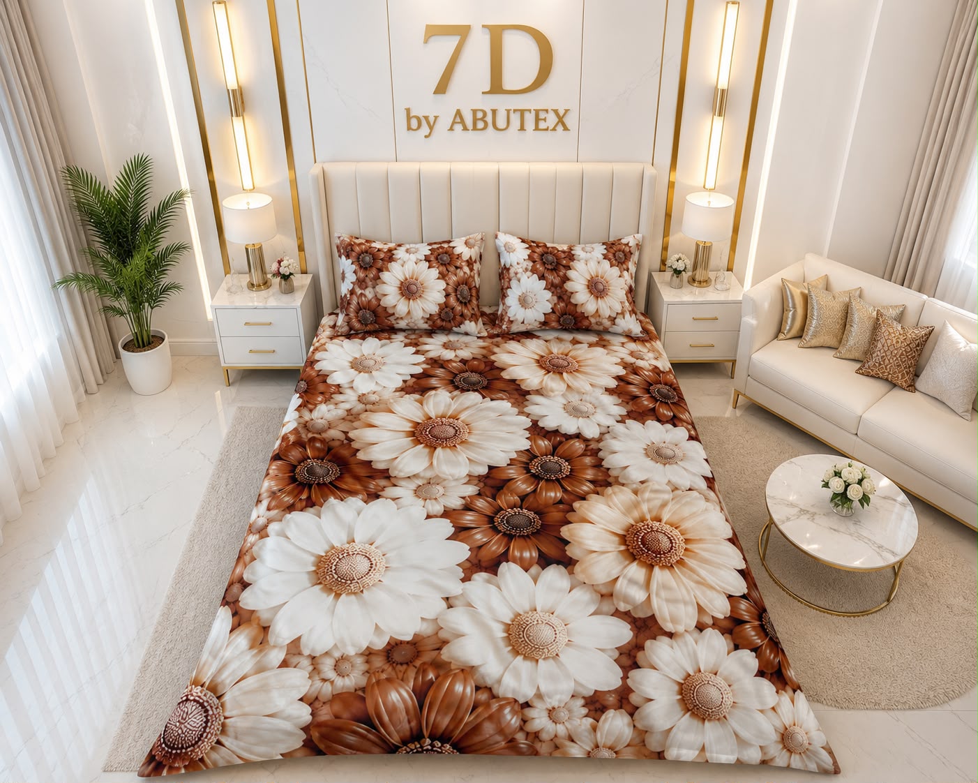 7D Luxury bedsheet
