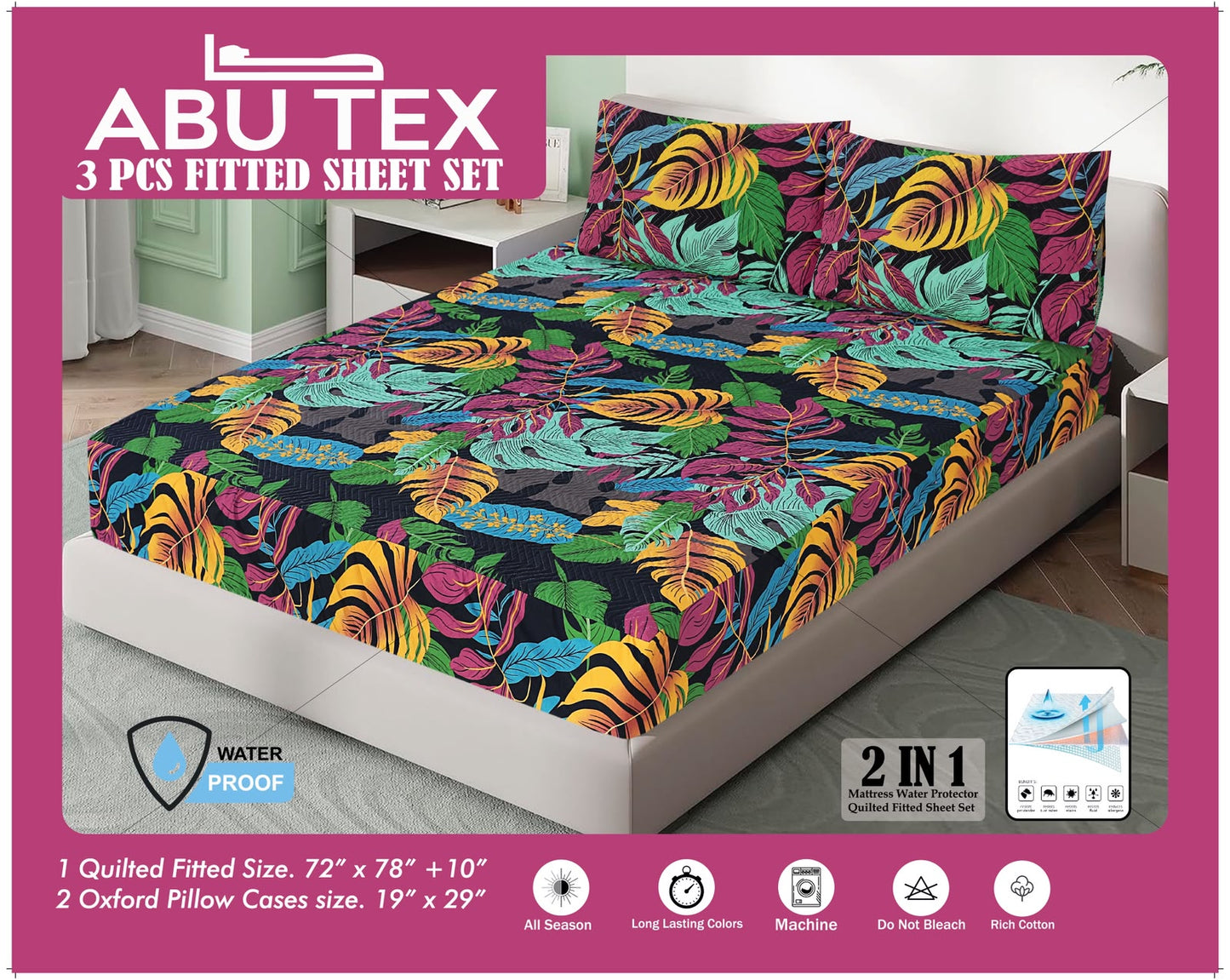 Waterproof+fittedbedsheet