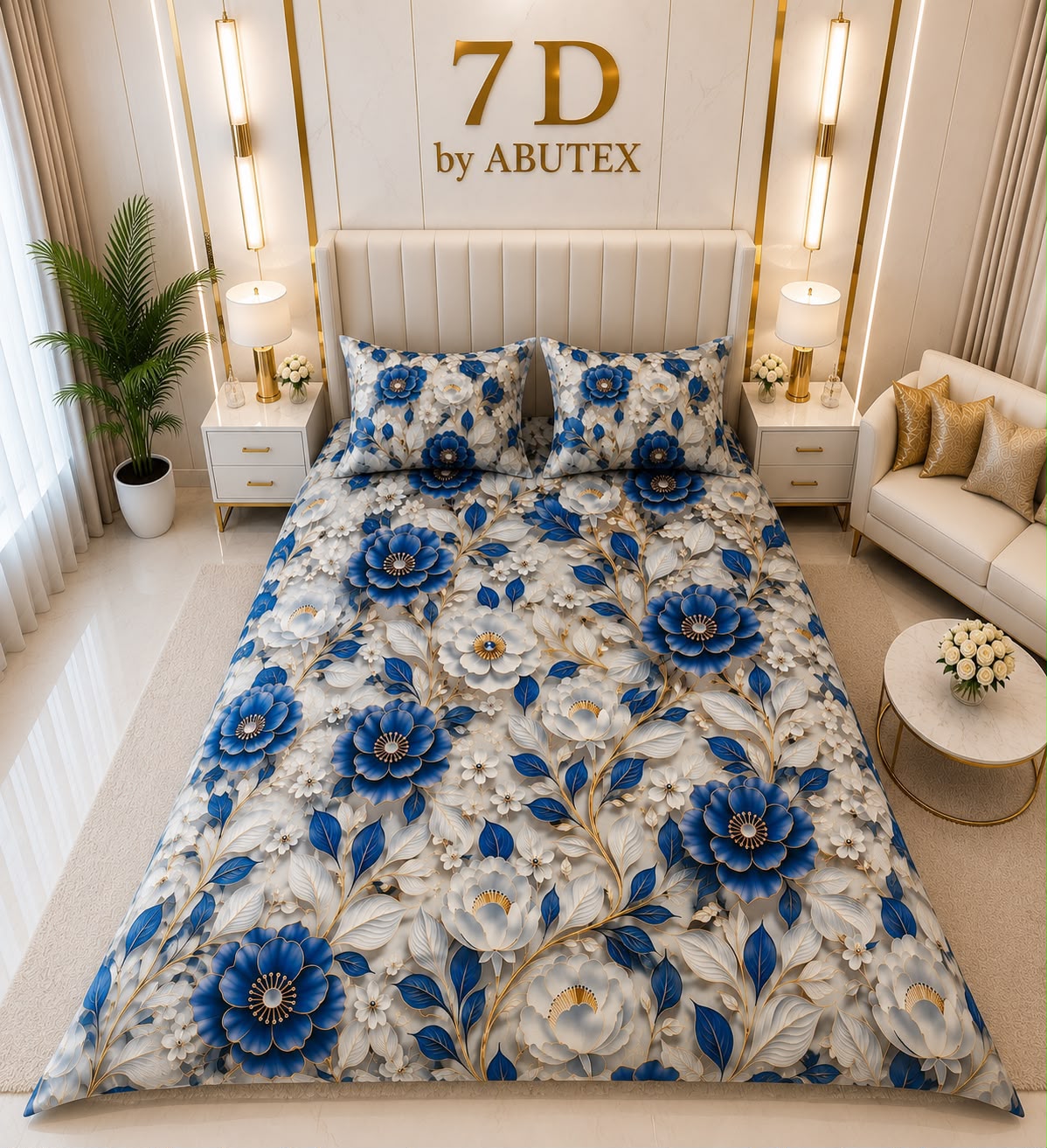 7D Luxury bedsheet