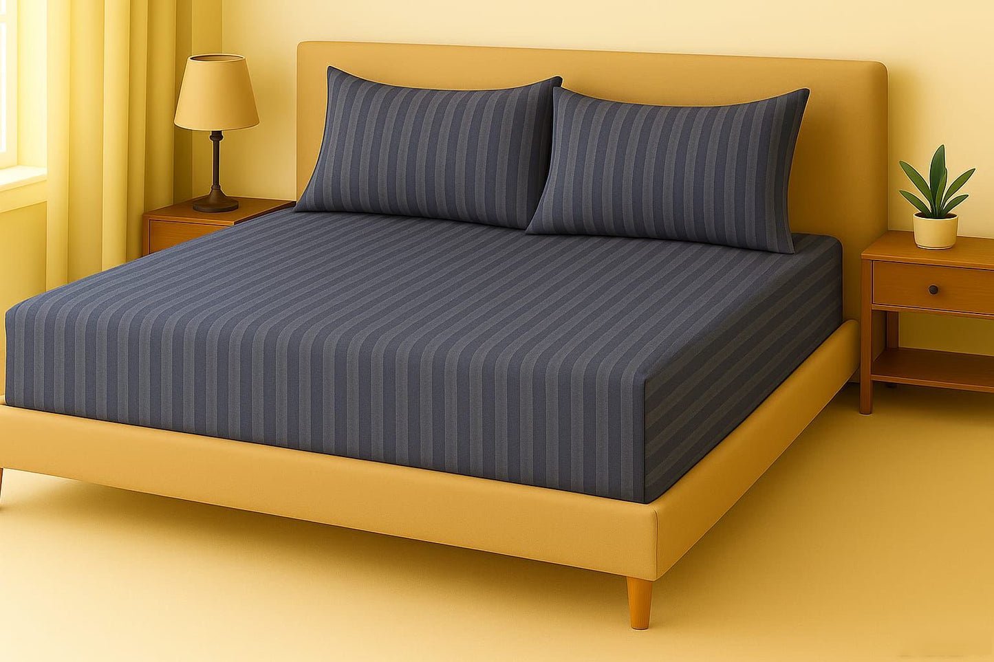 3pcs Luxury fitted Bedsheet